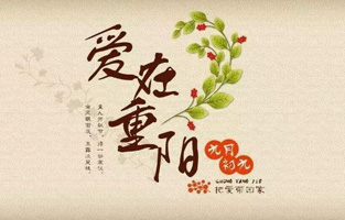 重陽節(jié)，是中國傳統(tǒng)節(jié)日，節(jié)期為每年農(nóng)歷九月初九?！熬拧睌?shù)在《易經(jīng)》中為陽數(shù)，“九九”兩陽數(shù)相重，故曰“重陽”；因日與月皆逢九，故又稱為“重九”。九九歸真，一元肇始，古人認(rèn)為九九重陽是吉祥的日子。古時(shí)民間在重陽節(jié)有登高祈福、秋游賞菊、佩插茱萸、拜神祭祖及飲宴祈壽等習(xí)俗。傳承至今，又添加了敬老等內(nèi)涵，于重陽之日享宴高會(huì)，感恩敬老。登高賞秋與感恩敬老是當(dāng)今重陽節(jié)日活動(dòng)的兩大重要主題。 